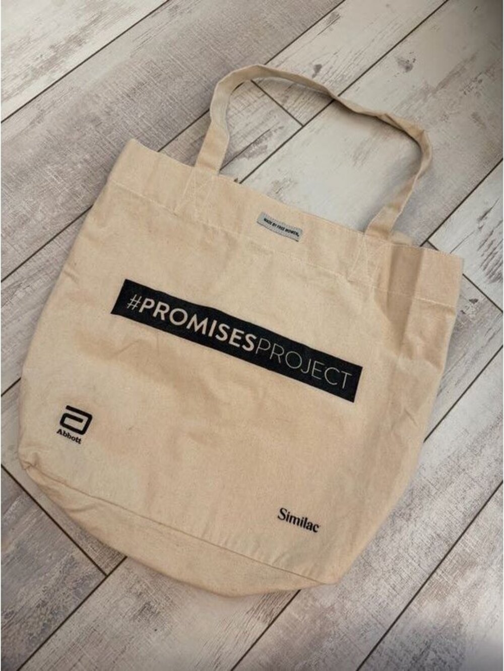 Similac Abbott Promises Project Canvas Tote Bag New